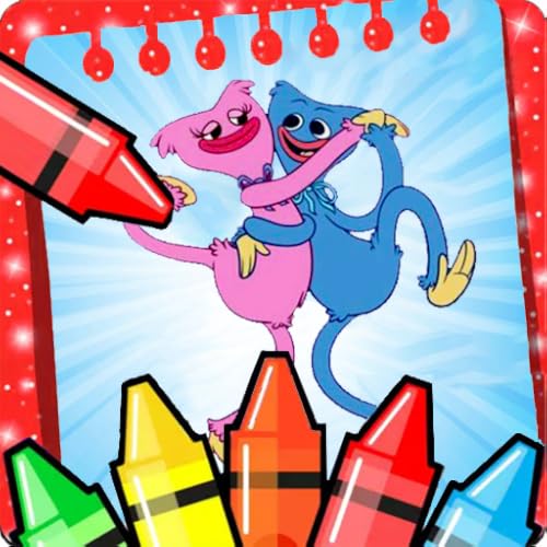 Poppy Huggy Wuggy Playtime Coloring Book