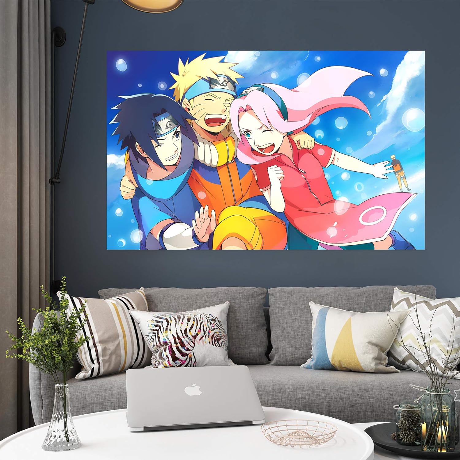 Amazon｜3D NARUTO ナルト 8594 アニメ ポスター 漫画 ウォールステッカー ビニール 壁の壁画 印刷 デカール アート