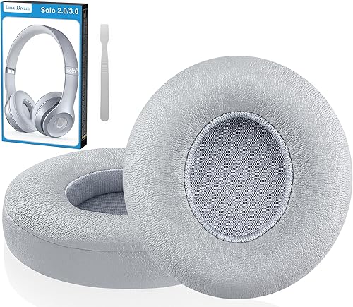 Miniatura 7 de Link Dream - Juego de almohadillas de repuesto de espuma viscoelástica para audífonos inalámbricos Beats Solo 2.03.0 (2 unidades)