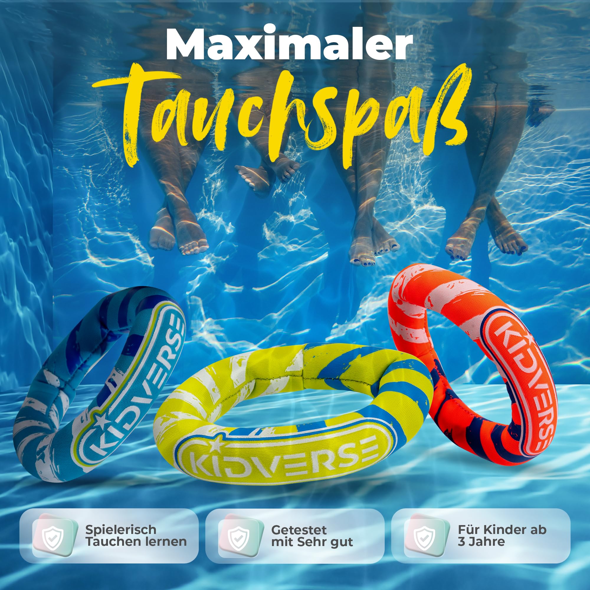 Giggleye Onderwater Glider Duikspeelgoed voor kinderen​​, duivelvis zwembad speelgoed, zwembadspeelgoed, waterspeelgoed jongeren kinderen (groot