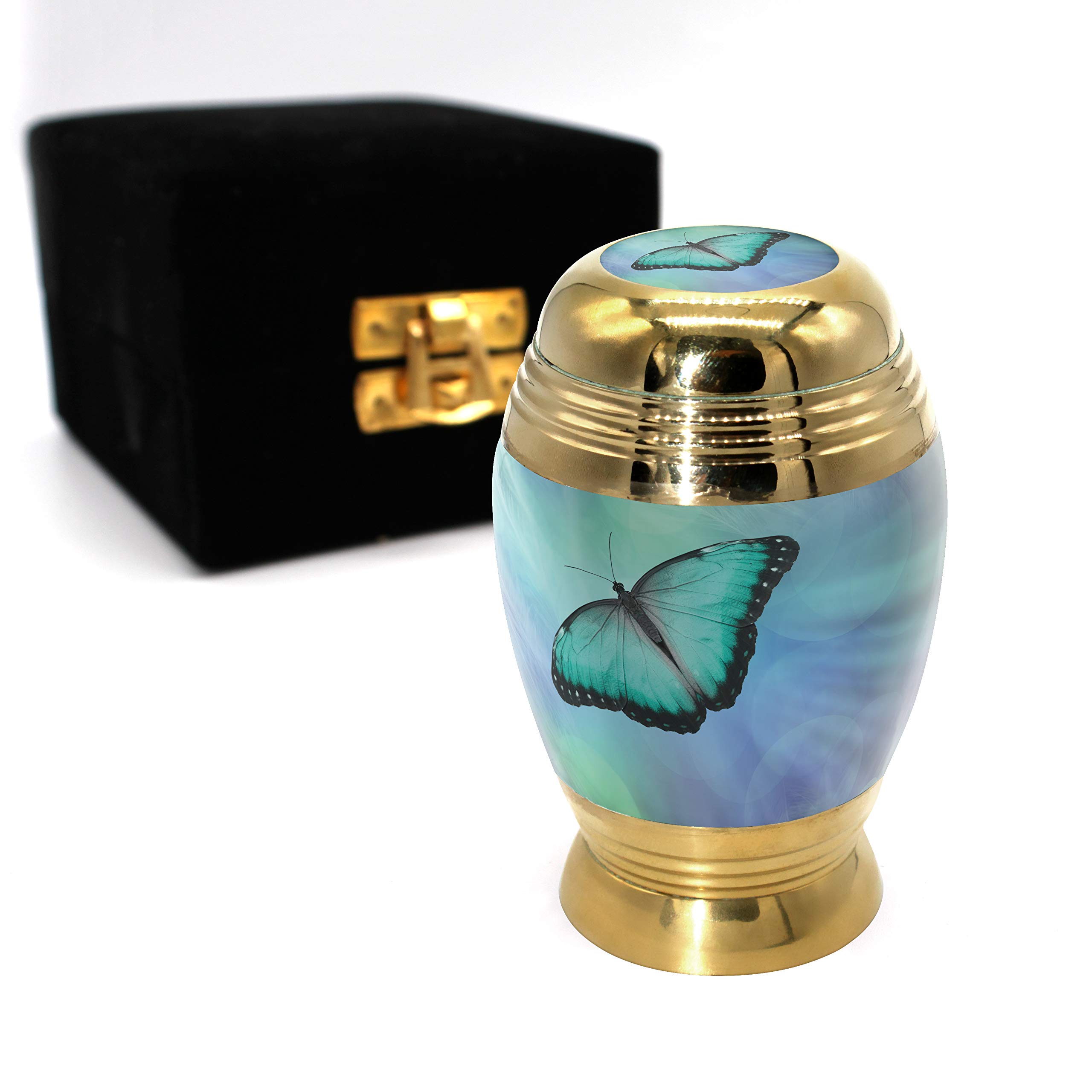 Bokeh Butterfly Cremation Urns for Human Ashes Adult Female Urns for Ashes