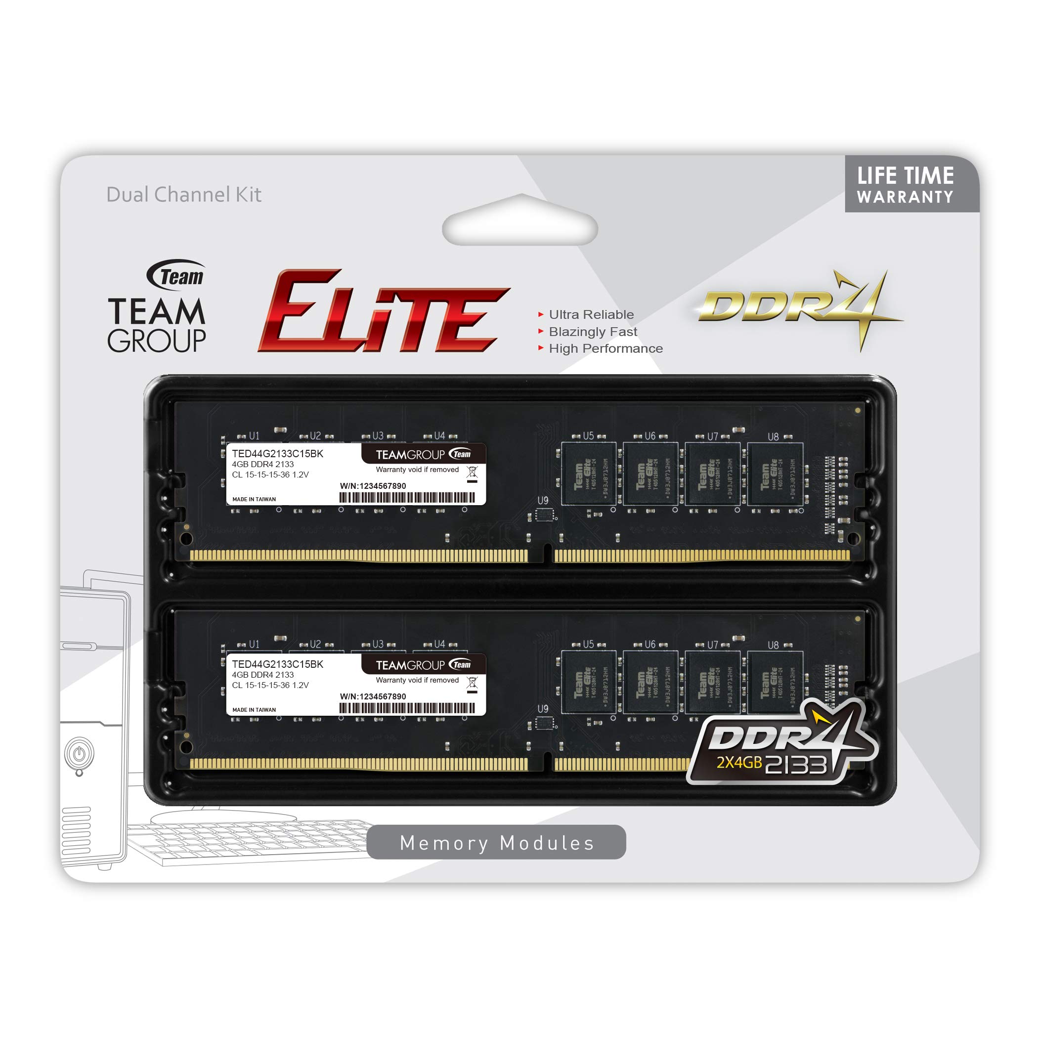 Team DDR4 2133MHz 8GBx2枚=16GB Ecoパッケージ Amazon | TEAM DDR4 PC4-17000 DDR4 2133MHzシリーズ Ecoパッケージ