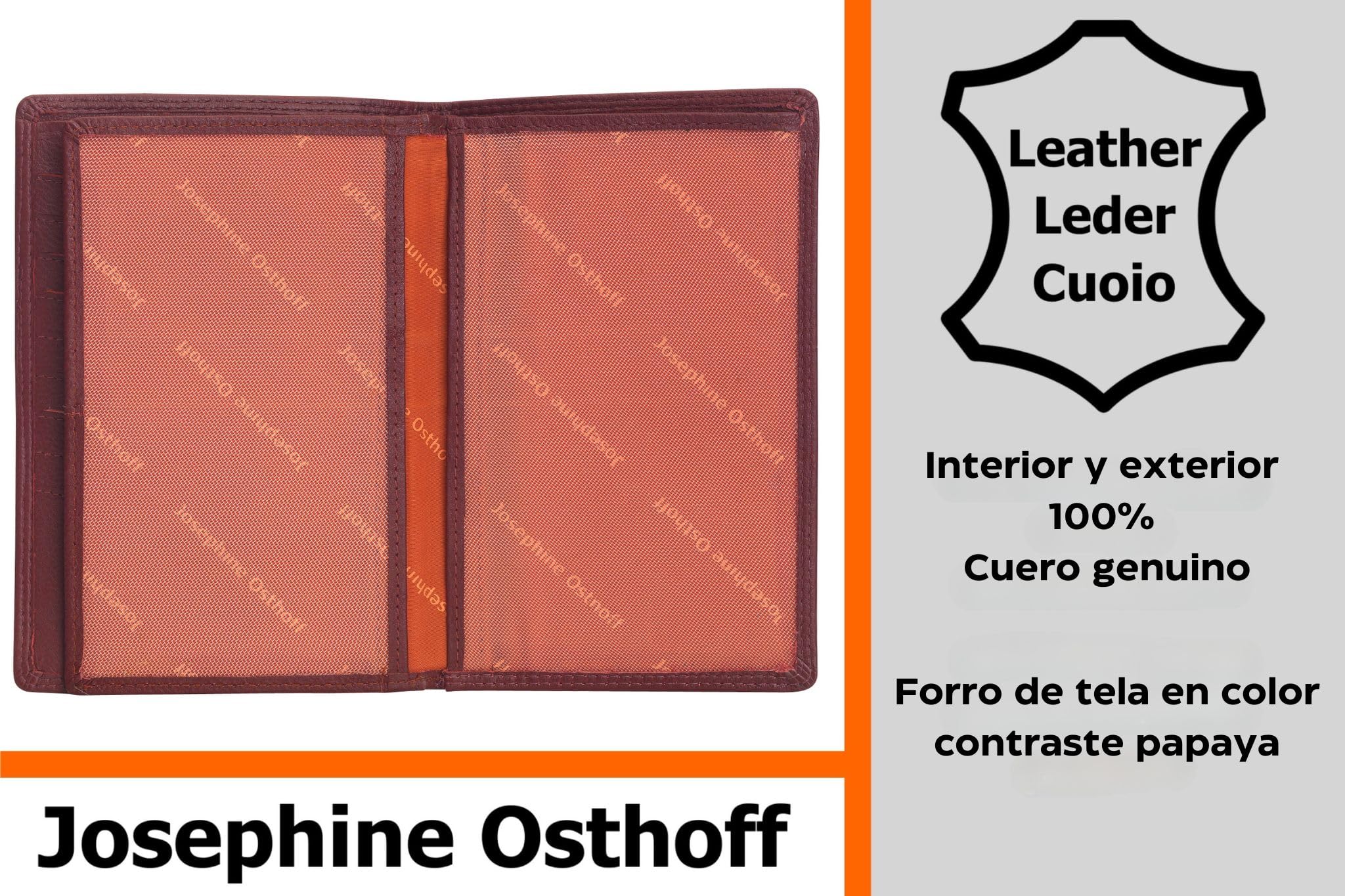 Cartera Fina De Piel