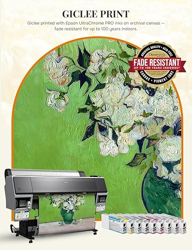 Vista 531 de DECORARTS - Almond Blossom Tree - Vincent Van Gogh Art Reproduction. Giclee Canvas Prints Wall Art for Home Decor 30x24