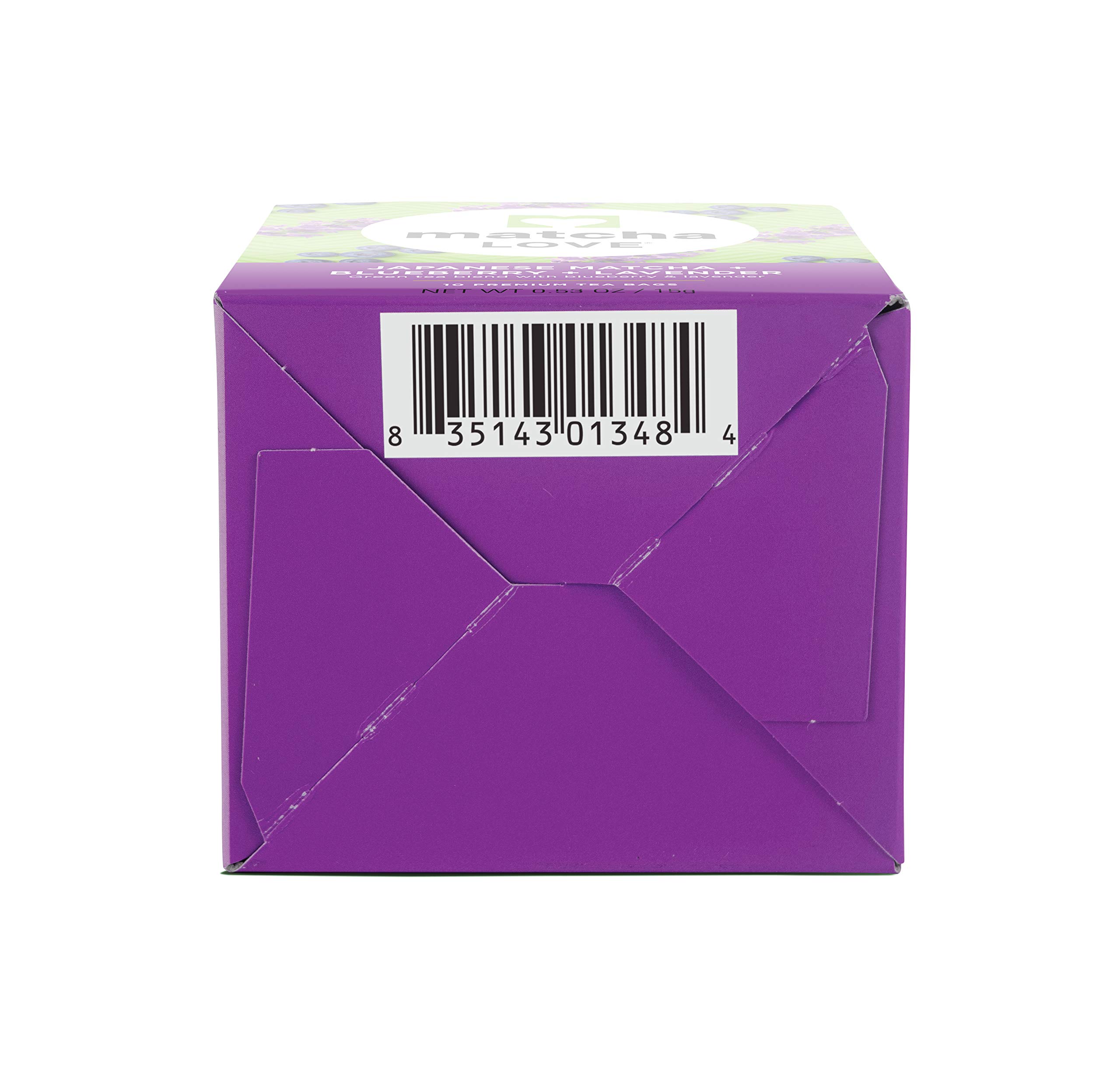 Matcha Love Japanese Matcha Blueberry Lavender 60 Premium Tea Bags — view 6