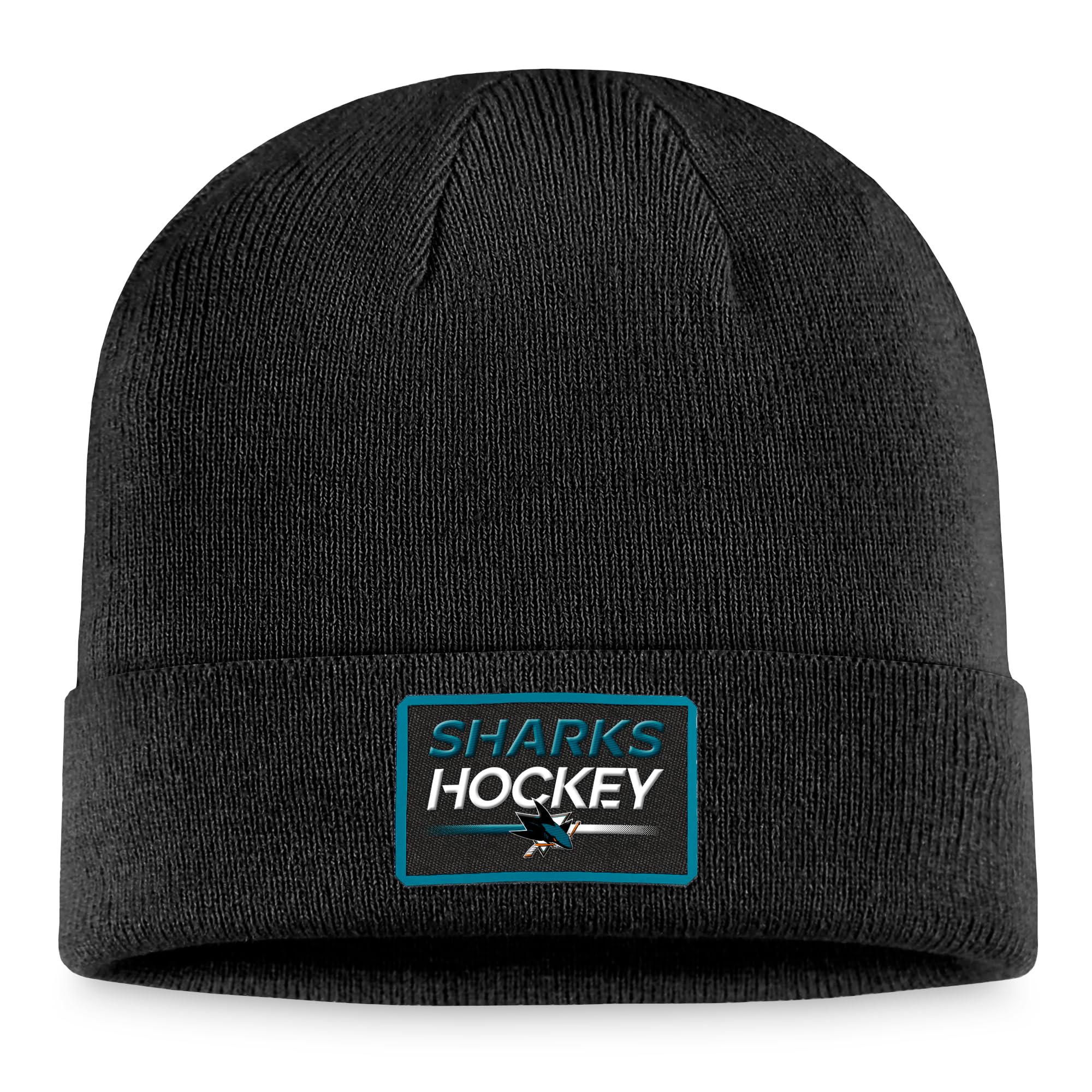 NHL Authentic Pro Prime Cuffed Knit San Jose Sharks Beanie Mütze Wollmütze