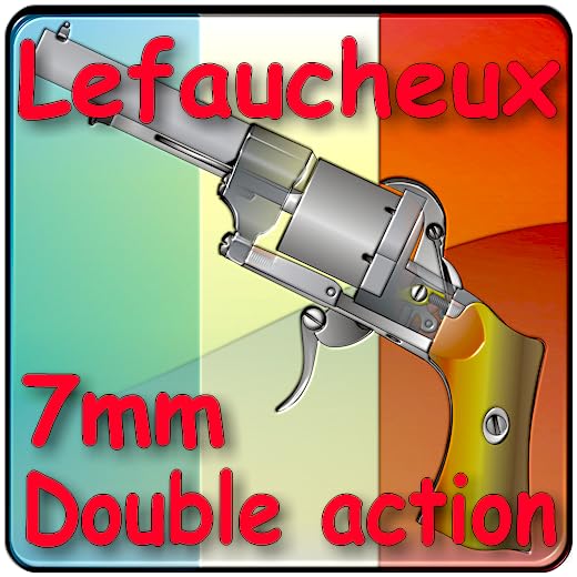 Le revolver Lefaucheux double action 7mm à broche