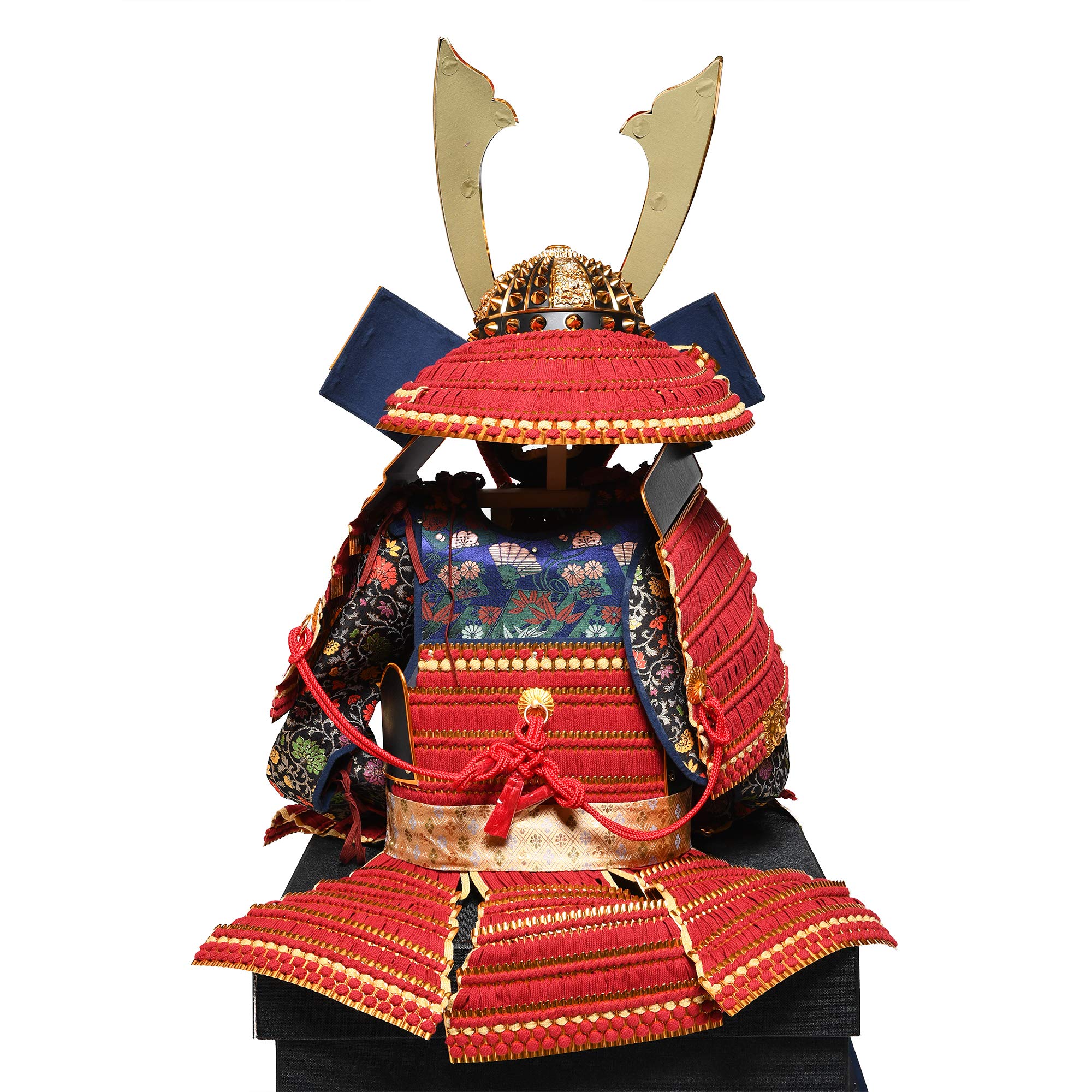 Amazon | 【子供着用鎧】三歳～七歳着用朱赤糸威大鎧：龍玉作