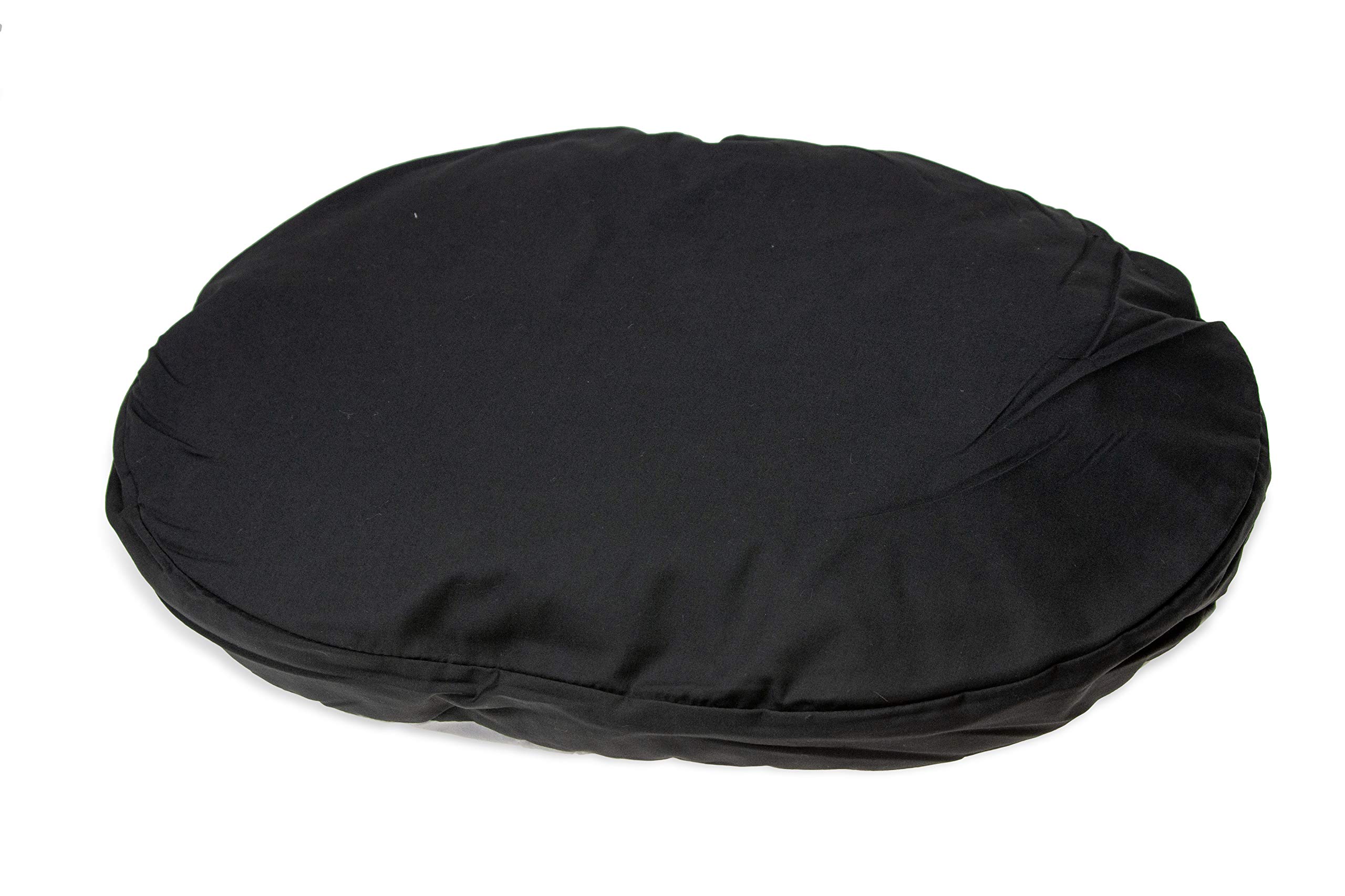 Karlie Flamingo Coussin Oval, Doc Bed 70 X 56 X 8 cm Noir/Gris