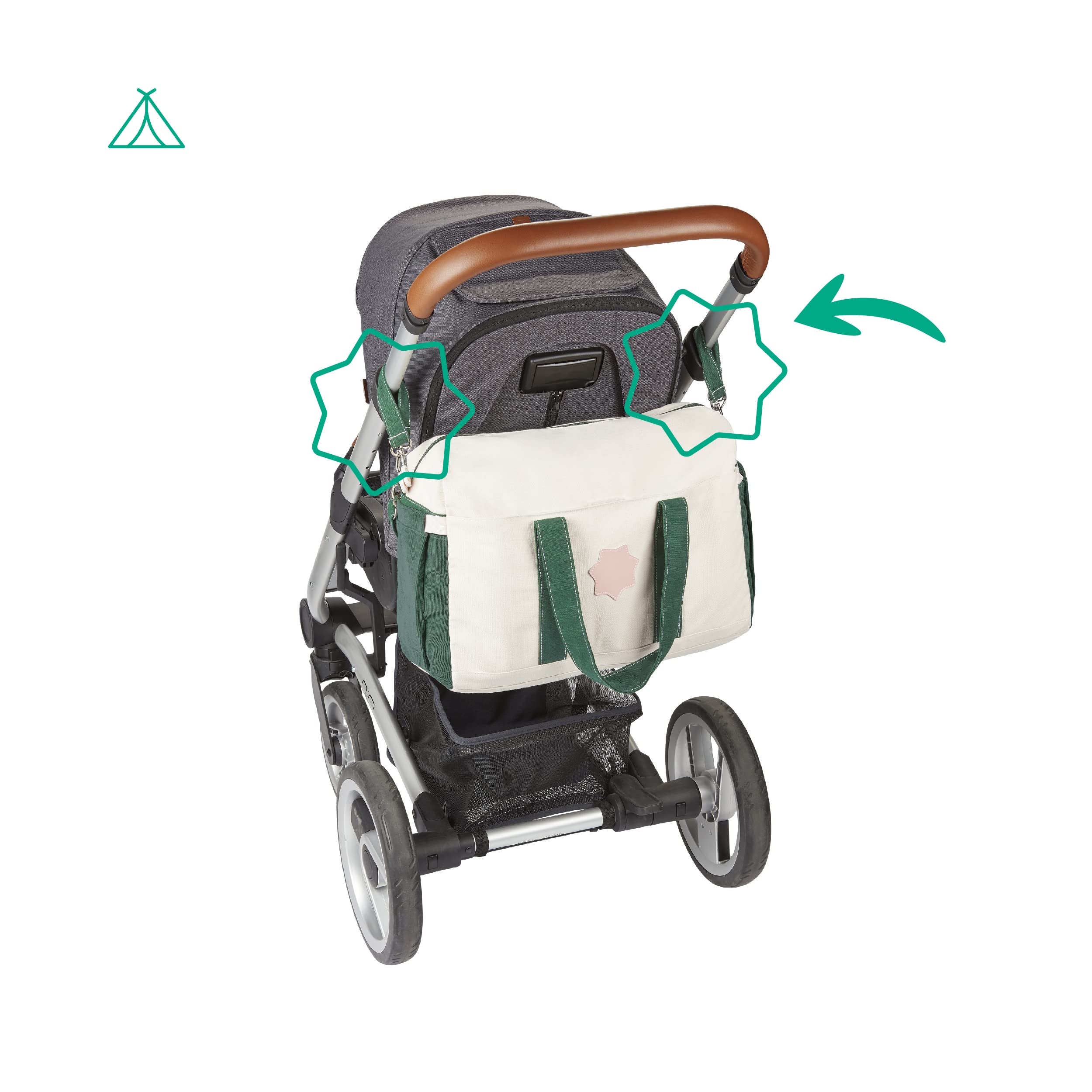 Badabulle Bowling baby changing bag