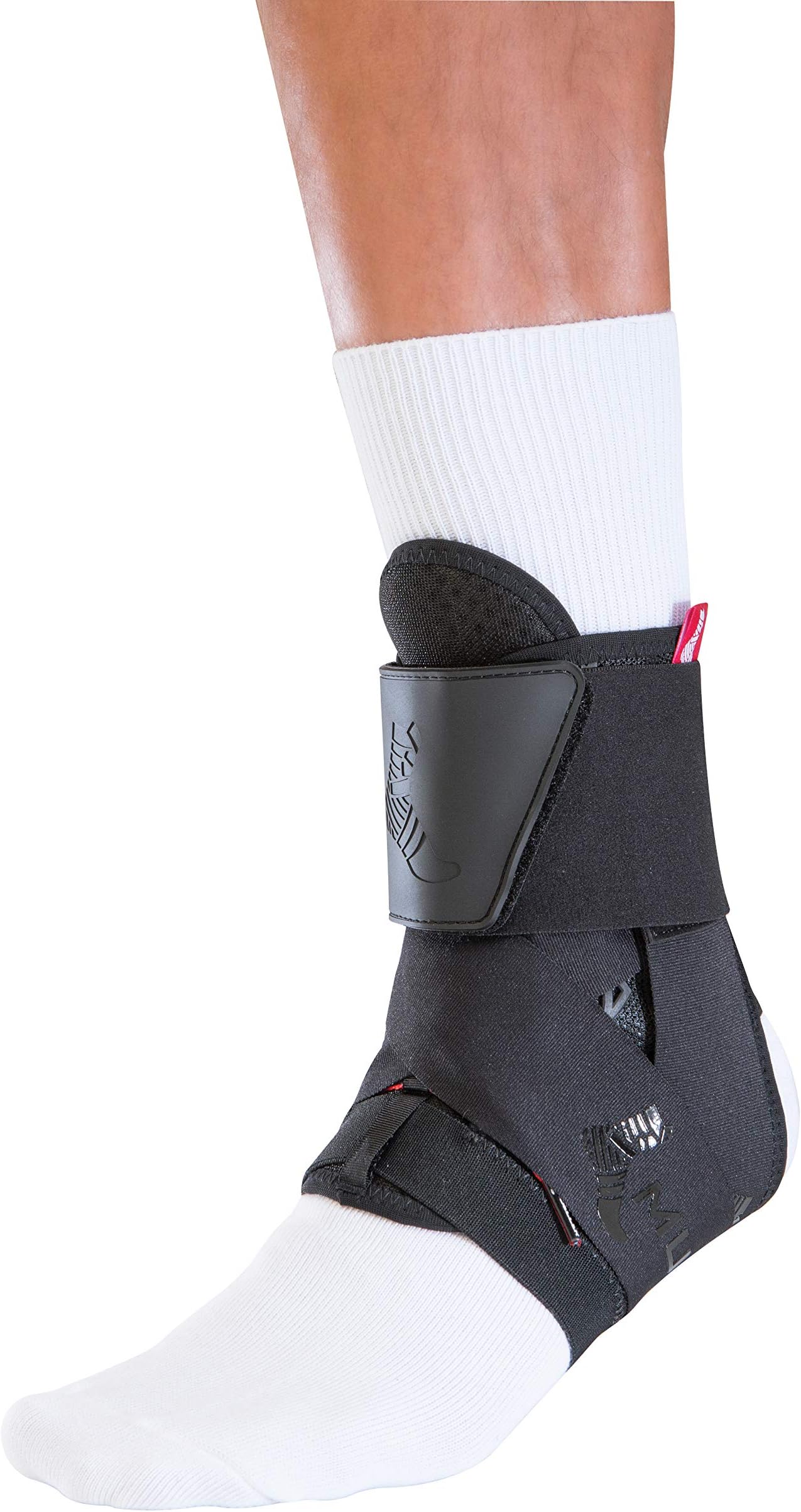 Sports Medicine The One Ankle Brace Premium, Ankle Pain Relief Support for Men and Women, Ideal for Sprains, Strains, Arthritis, Black, Large