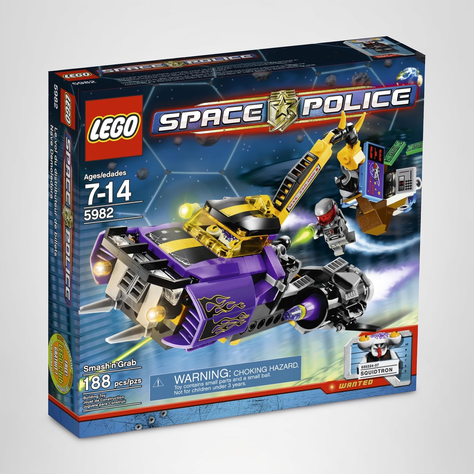 Amazon.com: LEGO Space Police Smash 'n' Grab (5982) : Toys & Games