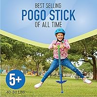 Vista 11 de Flybar Maverick 2.0 Pogo Stick de espuma para niños de 5 años en adelante, 40 a 80 libras, juguetes para niños al aire libre, agarre de goma, por