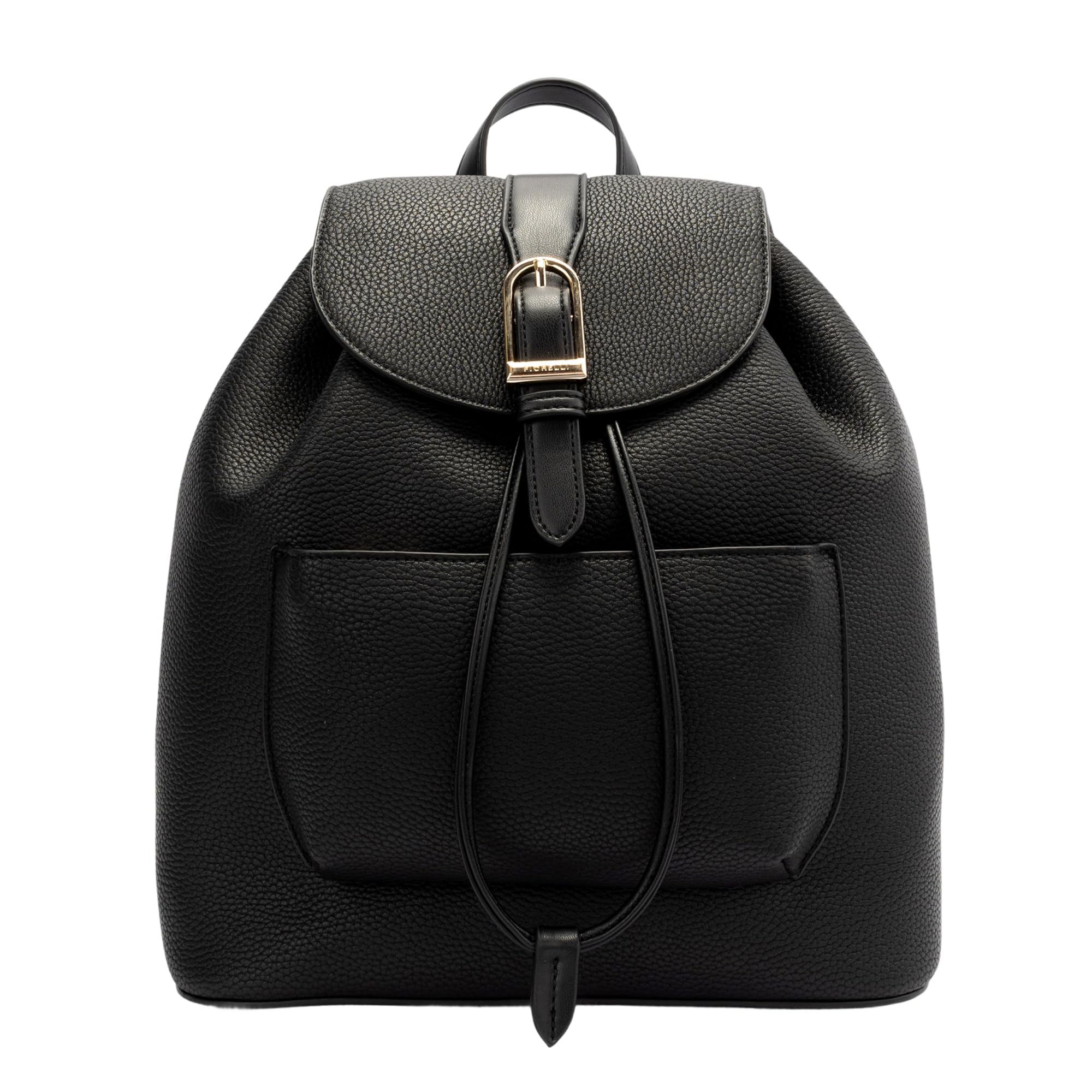 Fiorelli Etta Buckle Backpack - Faux Leather - True Black - One Size