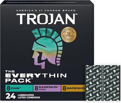 Miniatura 10 de Trojan Bareskin - Preservativos lubricados delgados prémium, 24
