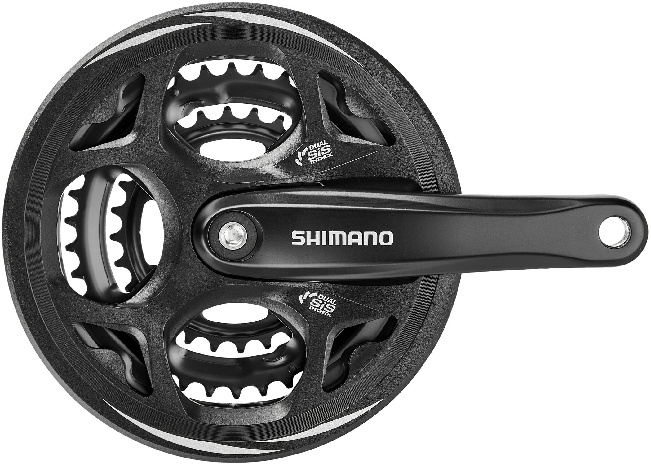SHIMANO Bielas 8 velocidades Negro FC-M311 48/38/28T 175mm
