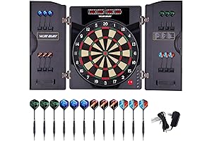 Electronic Dartboard with Cabinet
