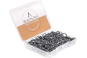 BEADNOVA 8mm Open Jump Rings: The Essential Tool for Jewelry Making
