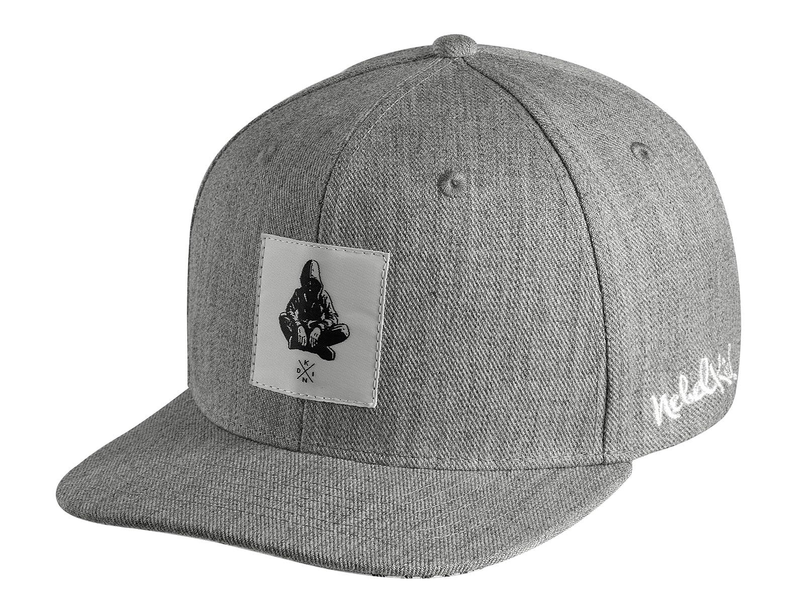 Nebelkind Cappello Snapback-cap Uomo Donna Berlin Grigio, Taglia Unica, Unisex, Cappellino da Baseball Taglia Regolabile, Stile Streetwear, Cappellino da Baseball