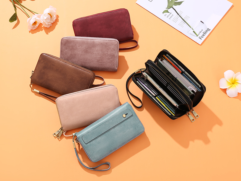 Amazon.com: GAEKEAO Wallet for Women Clutch RFID Blocking Wristlet