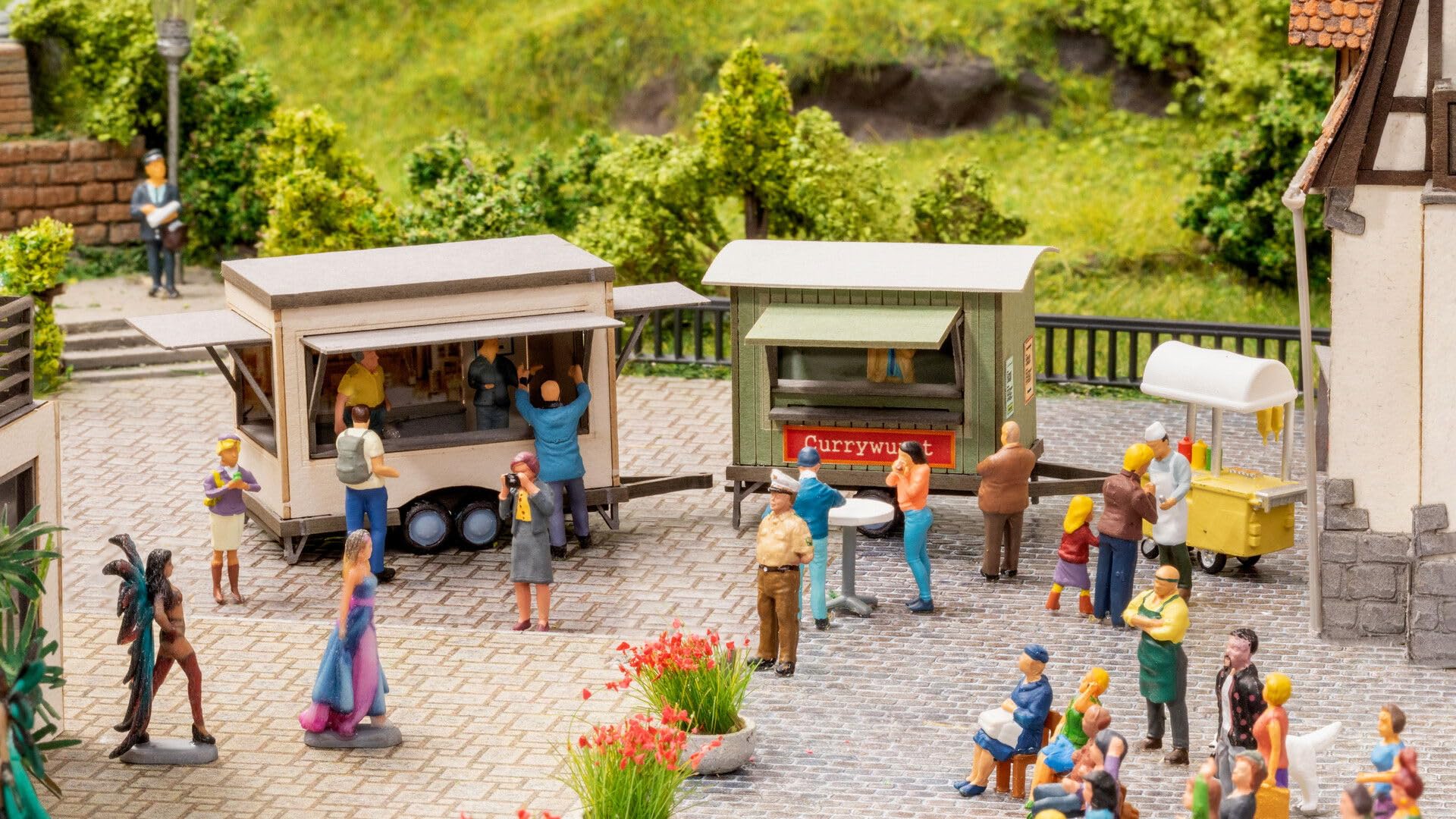 Noch 14396 Mobile Snack Stand, Multi-Coloured, Multicoloured, Small - Image 2