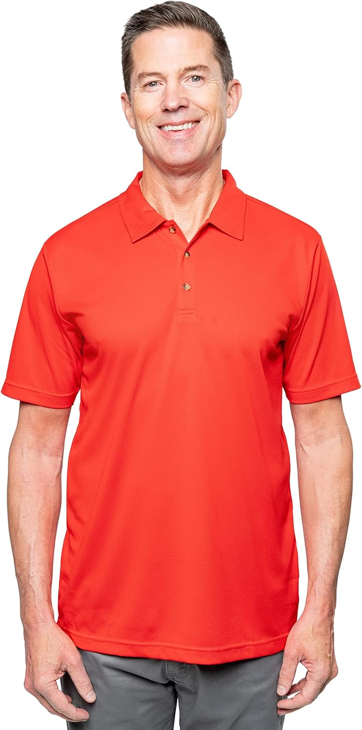 Insect Shield Men's Airflow Short Sleeve Polo Shirt