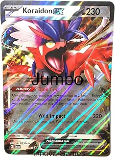 Pokemon Jumbo Card - Koraidon EX - Scarlet & Violet - Oversize Holo Foil