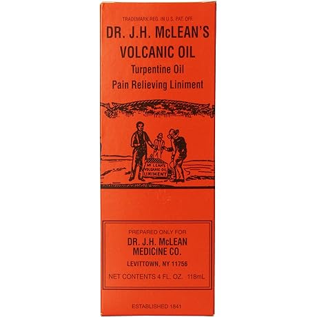 Dr. J.H. McLean's Volcanic Oil: Nature's Cure for Daily Pain