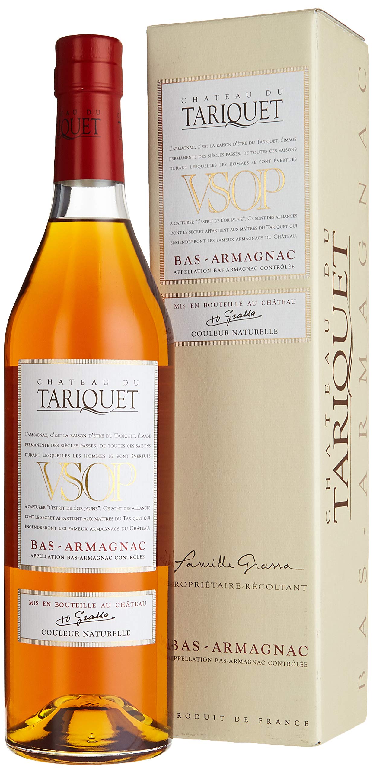 Chateau Du Tariquet V.S.O.P. Bas-Armagnac AC im Geschenk-Karton (1 x 0.7 l), 22638