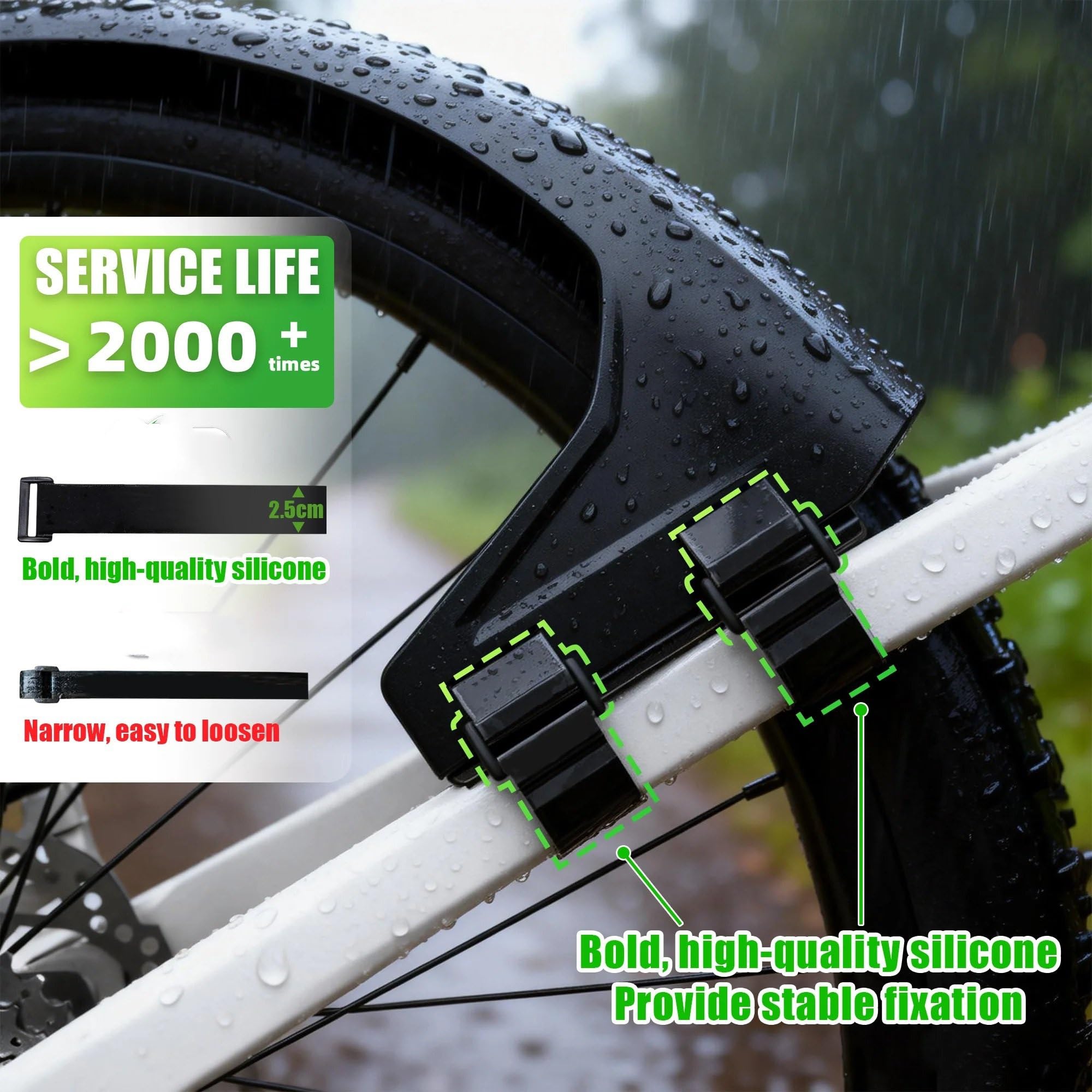 Guardabarros para bicicletas Guardabarros de bicicleta guardabarros bici