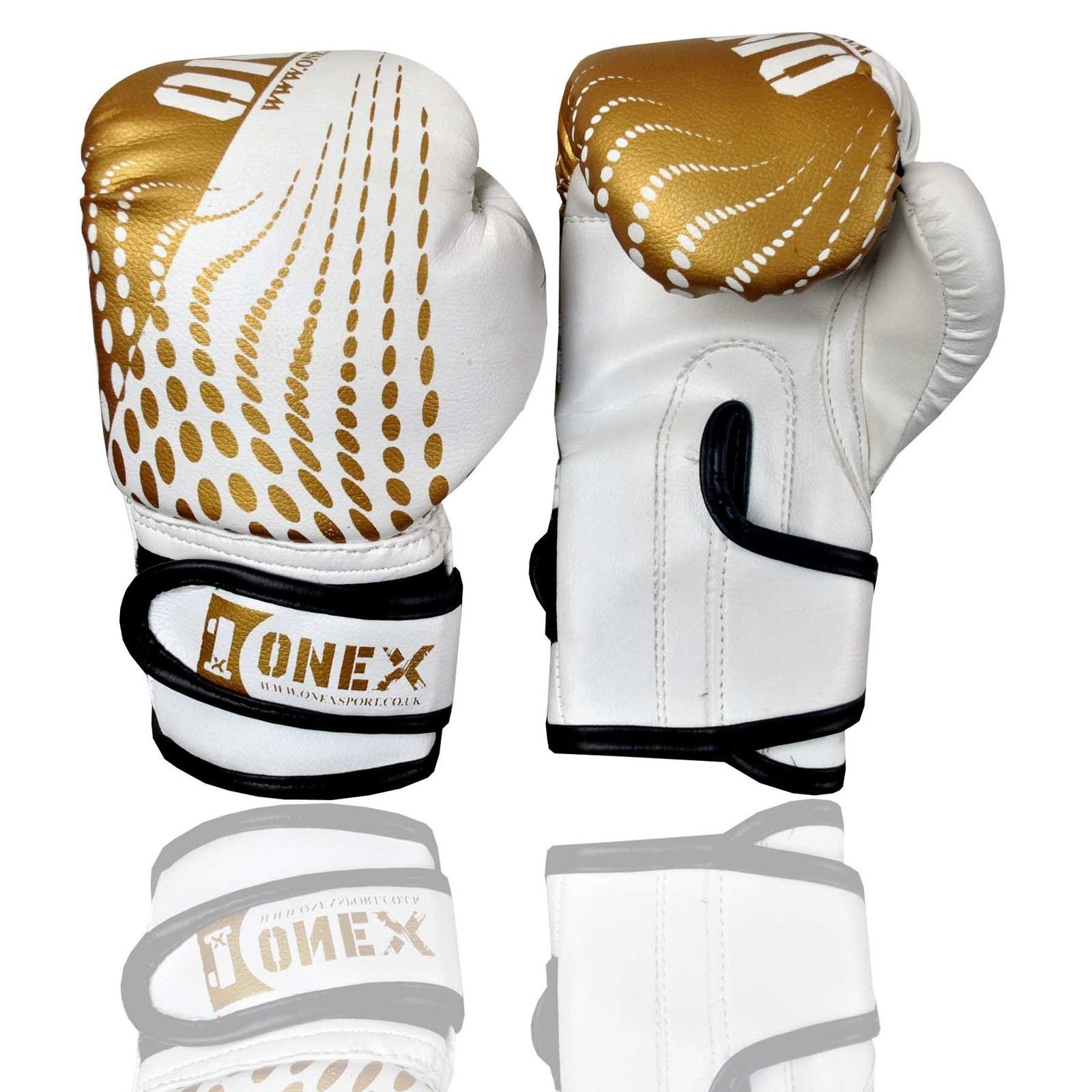 ONEX Kids Boxing Gloves 4oz β PU Leather Training Mitts for Boys & Girls Ages 3β10 β Glitter Finish, Cushioned Support for Muay Thai, MMA & Kickboxing
