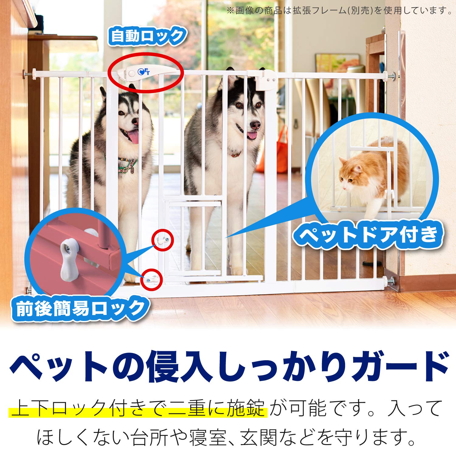 Amazon.co.jp: OFT オートロックゲート スタンダード 本体 ゲート高さ