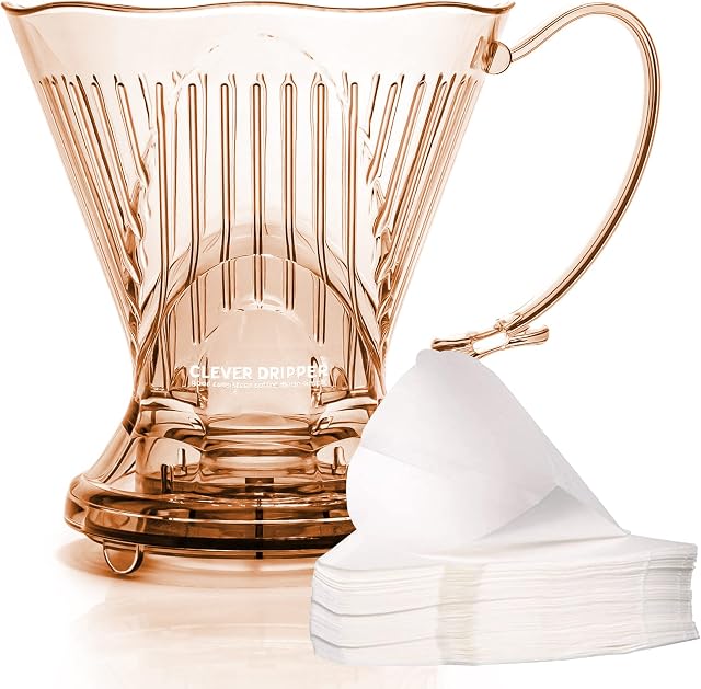 Clever grand 18 oz, conception classique originale, plastique sans BPA sécuritaire, Clever Machine à café à dripter, Machine à droper, Machine manuelle à café,