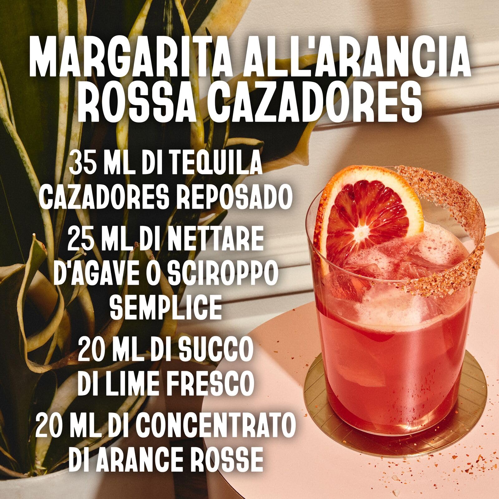CAZADORES Tequila Reposado, 40% ABV, 70cl / 700ml, Alcool Bidistillato Prodotto con 100% Agave Blu Weber