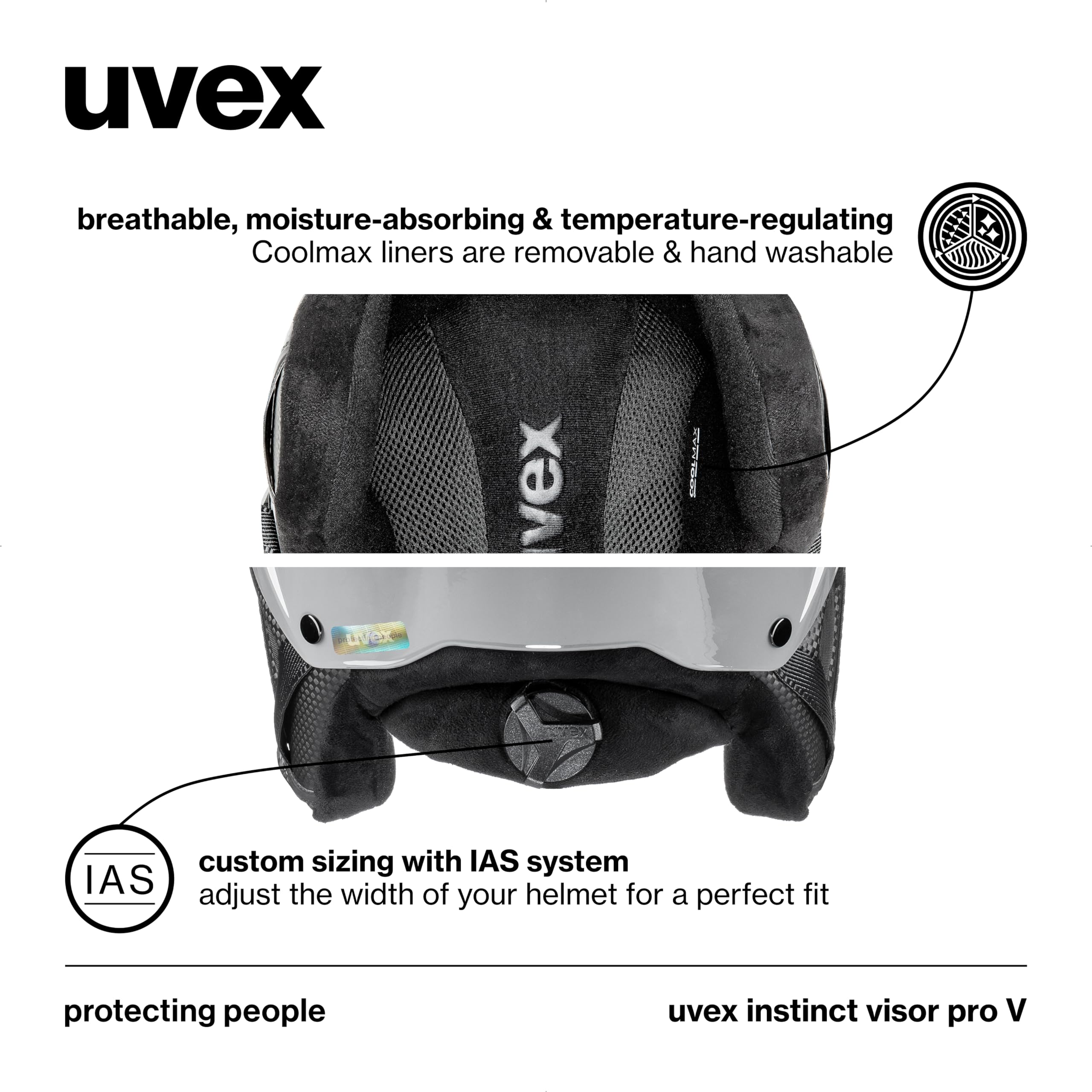 Amazon.com: uvex Instinct Visor pro v, Adjustable ski & Snowboard