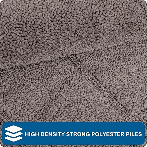 Miniatura 10 de PURRUGS Juego de 2 tapetes de cocina lavables a máquina, antideslizantes, antideslizantes, tapetes de pie suaves para cocina, lavandería y