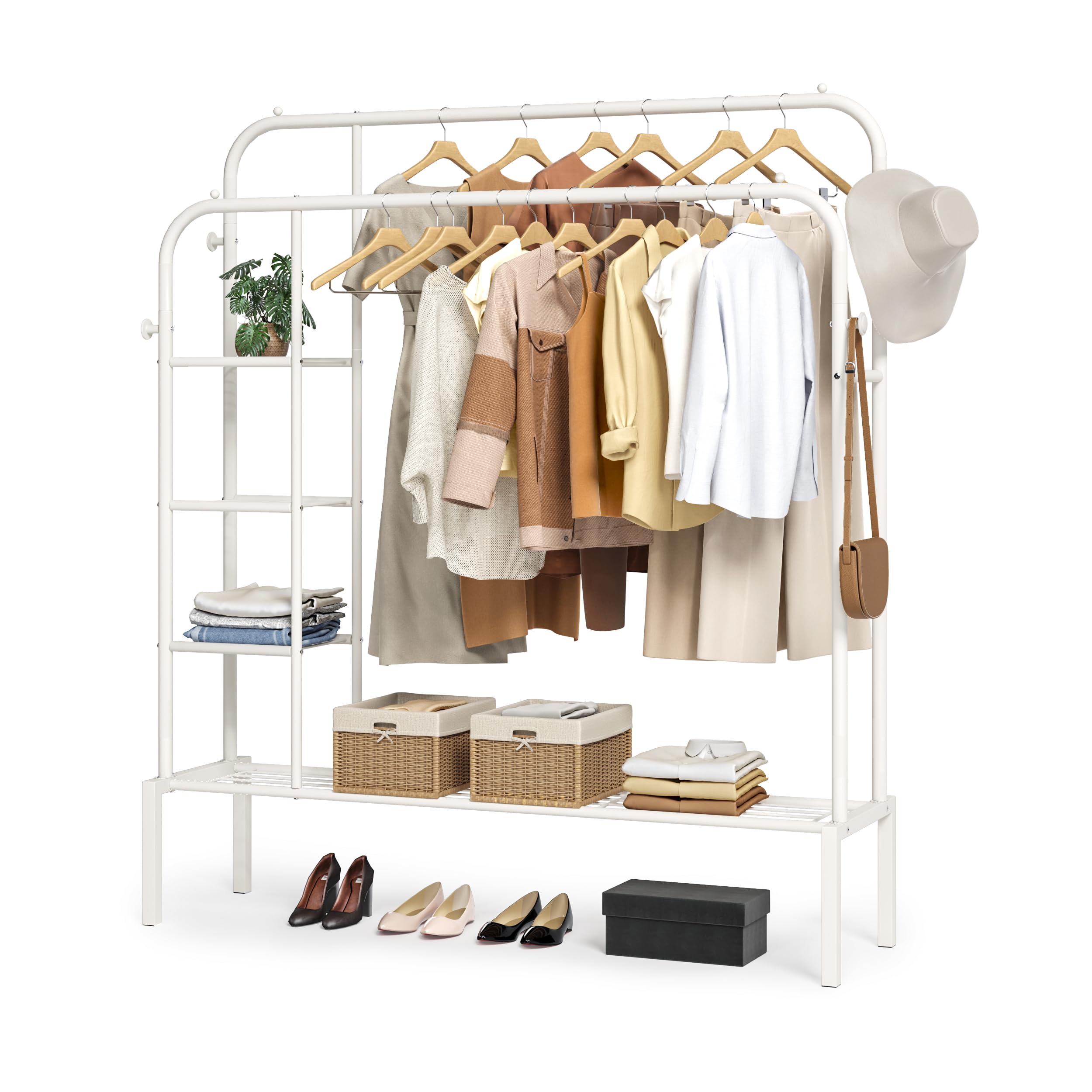 Amazon｜JOISCOPE ハンガーラック 頑丈大容量収納ラック おしゃれ洋服
