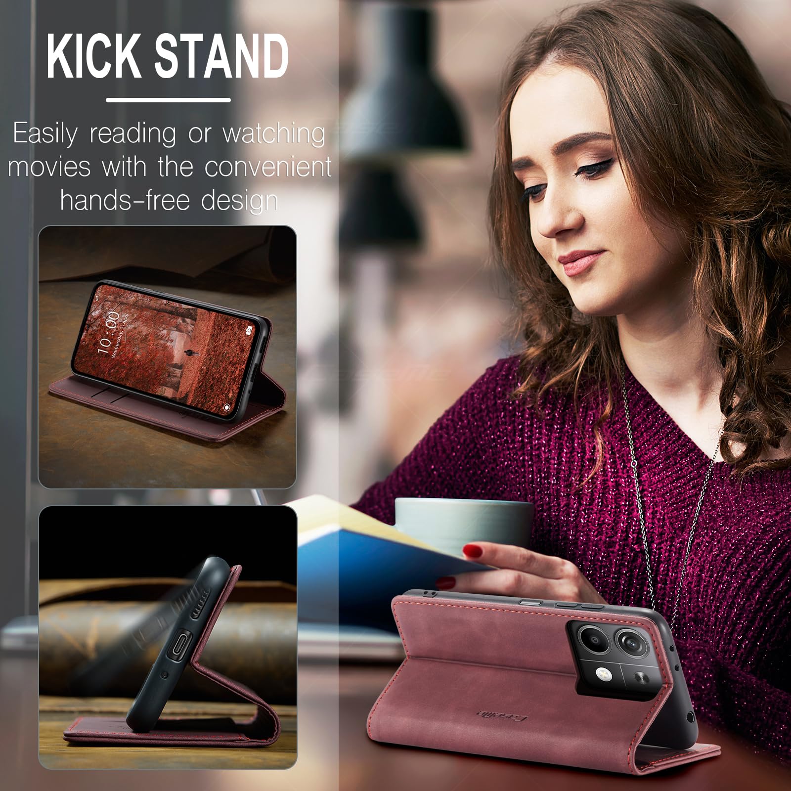 Giyer Funda Para Xiaomi Redmi Note 13 5G Funda Con Protector De