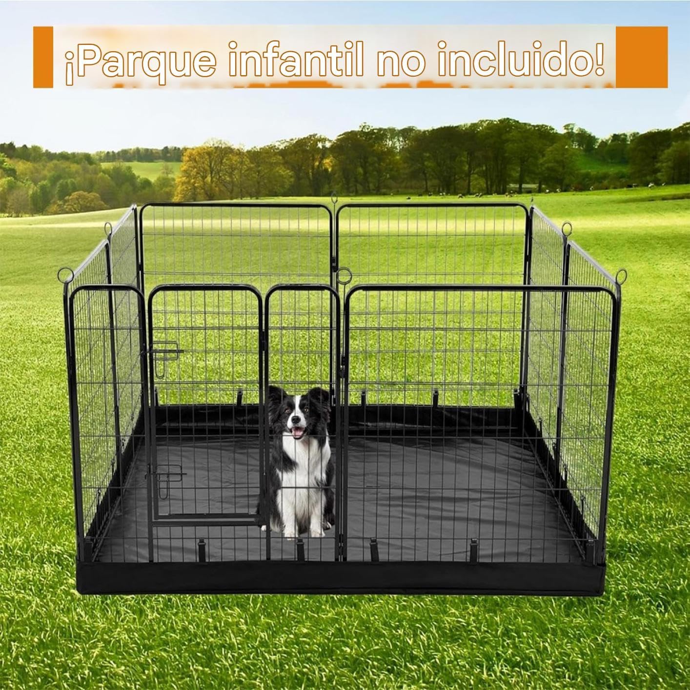 Parque de Juegos para Perros - Tapete para de Interior para Gatos | Tapete de Entrenamiento Antideslizante, Lavable, Impermeable, para Cachorros, Ideal para Cama, sofá, baúl
