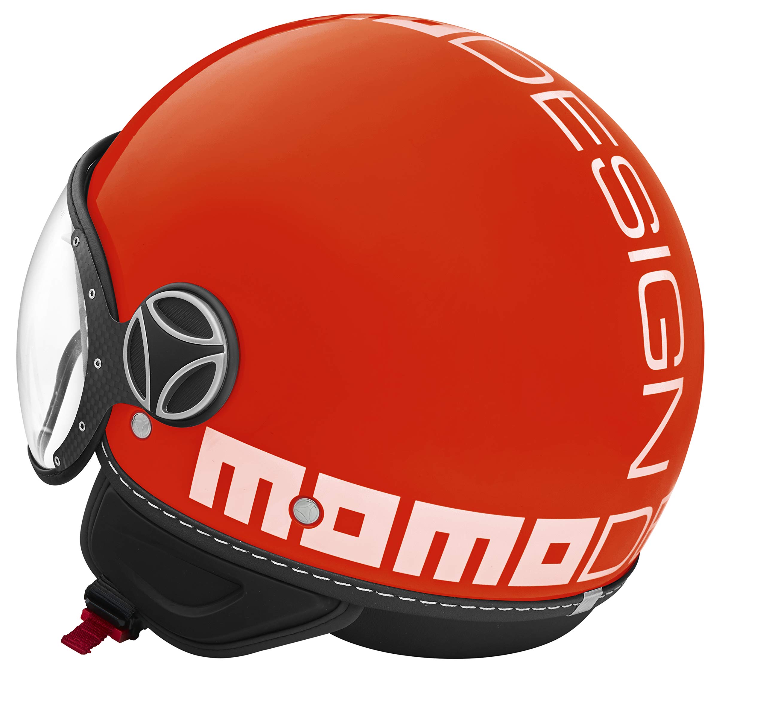 Momo Helmet CLS RED GLOSS/WHITE XS : Amazon.co.uk: Automotive