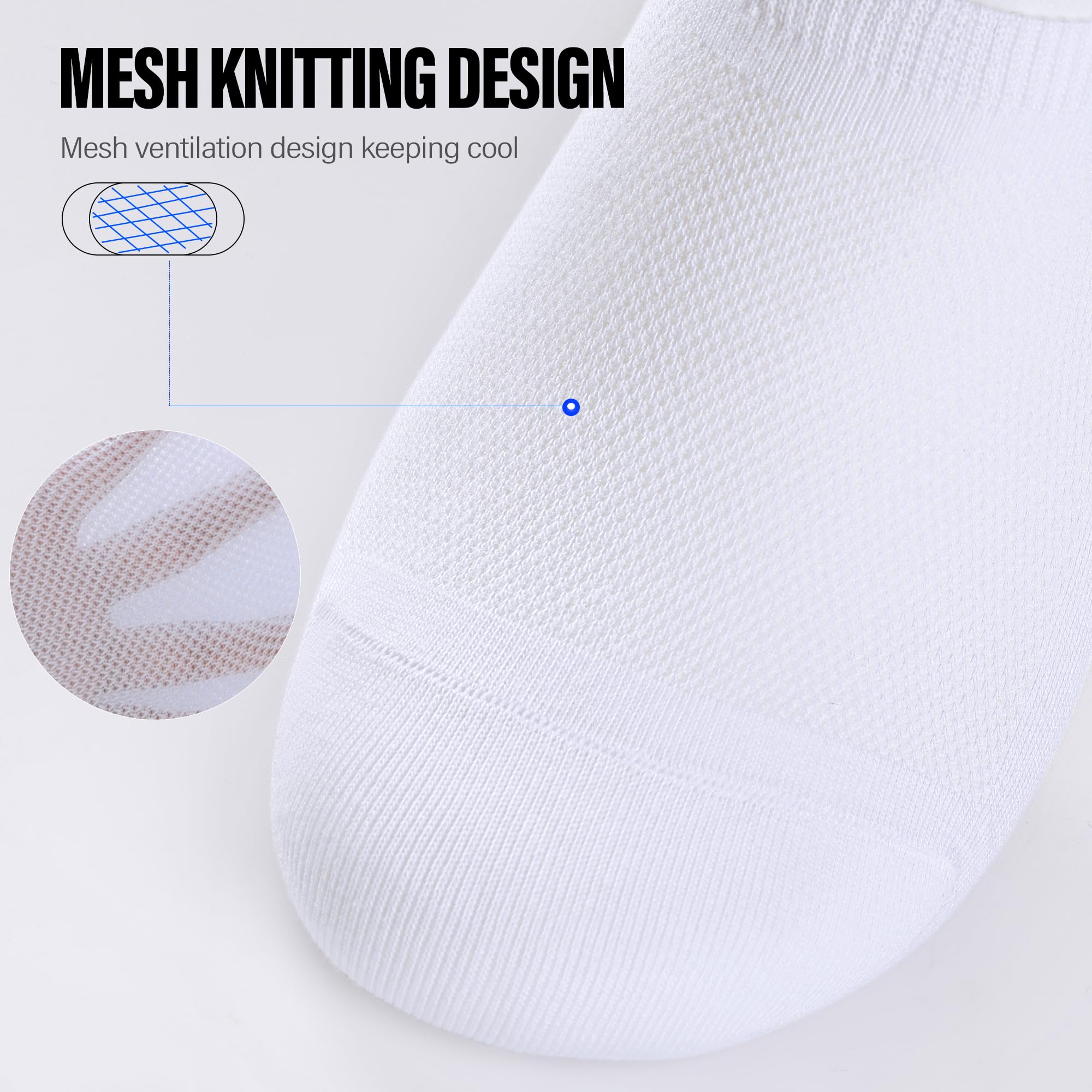 Closemate 6 Paia Fantasmini Uomo Donna Calzini Bassi Invisibili in Cotone Corte Calze Fantasmini Uomo con Taglio Basso Antiscivolo Silicone Bianchi Neri Grigi
