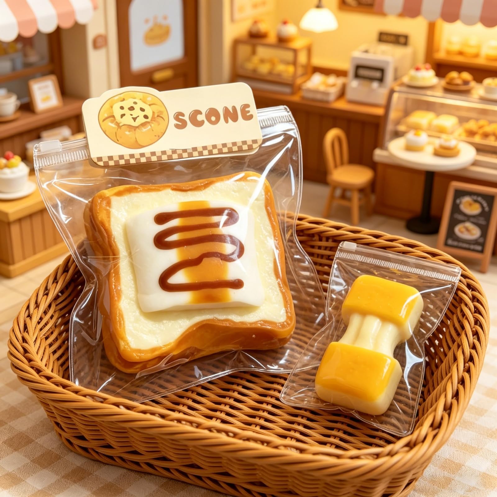 Ｈ・Ｋ スクイーズ玩具 スクイーズケーキおもちゃ柔らかい 弾性 水感 癒し系 触感いい 握る玩具 感覚おもちゃ グッズ つぶし最適 撮影小物 プレゼント 子供 大人兼用 誕生日プレゼントA6(2点セット) [並行輸入品]