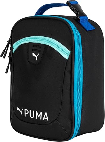 PUMA PV2-3030 unisex para niños, negroazul vivoacuático, talla S