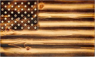 Tactical Traps Old Glory Torched Rustic American Flag Gun Storage with Trap Door | Firearm, Magazine and Knives Storage wi...