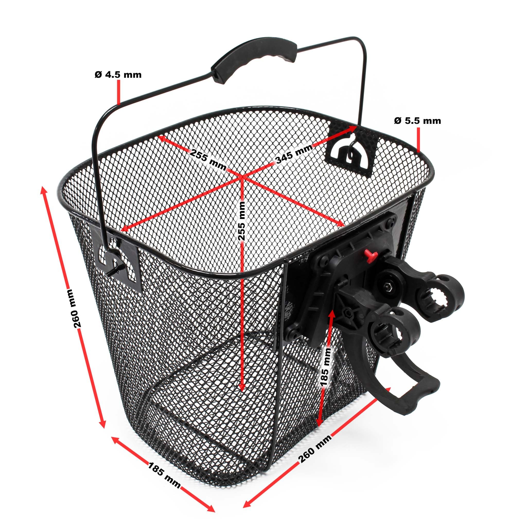 Cestino Pieghevole Staccabile Per Bici A Caricamento Pesante Cestino Anteriore In PP Supporto Per Rack Posteriore Animali Domestici, Verdure, Pacchetto Di Borse Per Il Trasporto Della Spesa