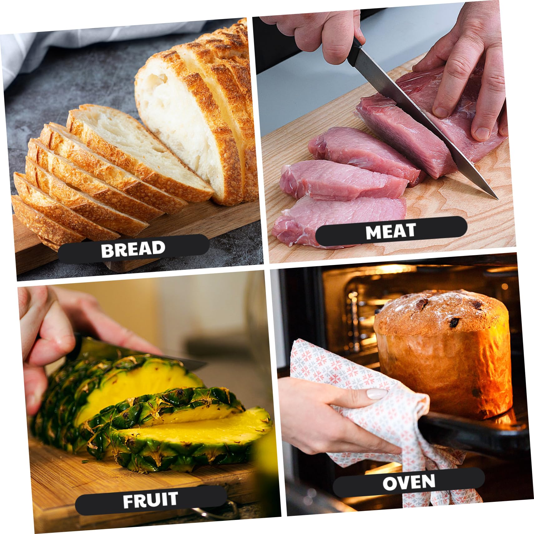 MUCKLILY 1set Kitchen Finger Guards Practical Cutting Protectors for Safe Food Preparation Essential Kitchen Tools for Cutting Potatoes Onions Cheese and Vegetables 2pcs