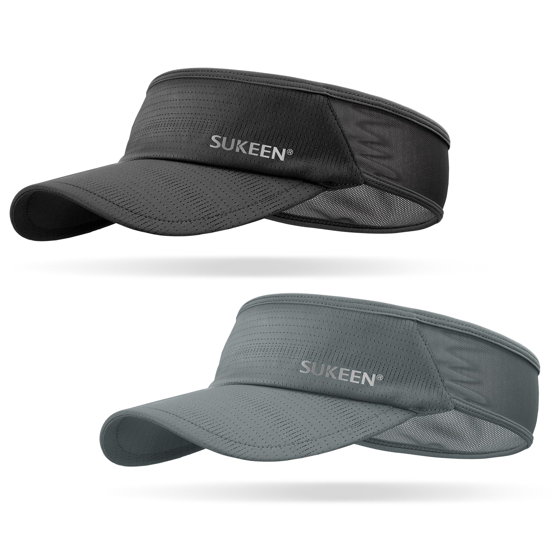 Lightweight Packable Foam Visor for Sun Protection Outdoor Sports Orange_Visor__81869.1646941917.jpg main image 2