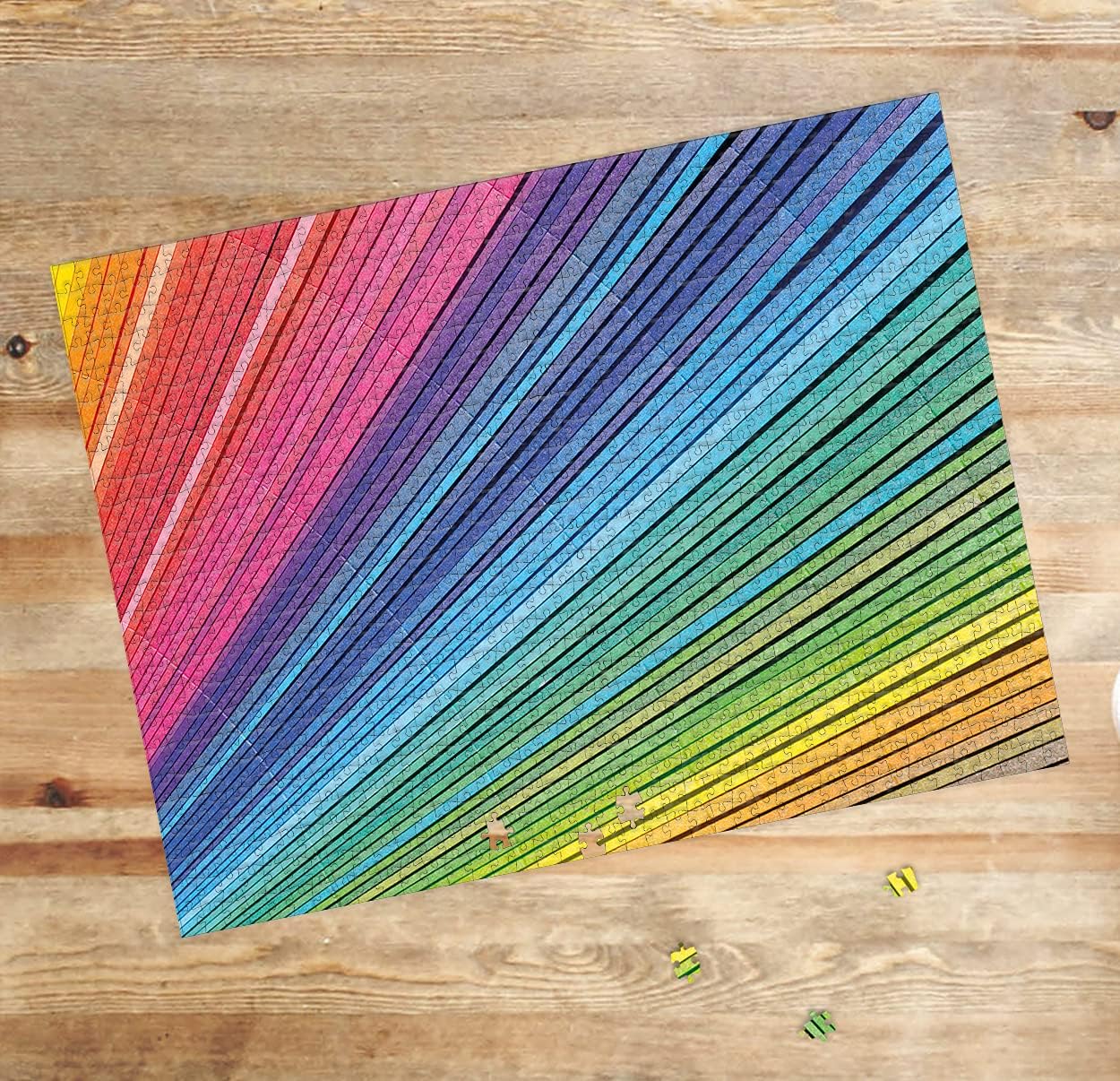 Hard Jigsaw Puzzles For Adults Impuzzibles Paper Rainbow 1000 Piece