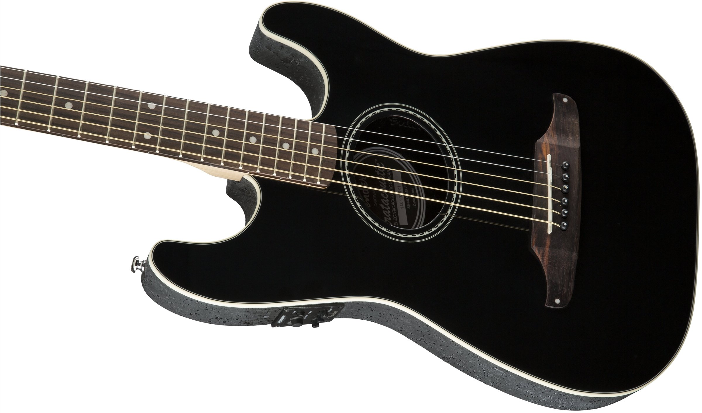 Fender Electro Acoustic Guitar, Standard Stratacoustic in Black