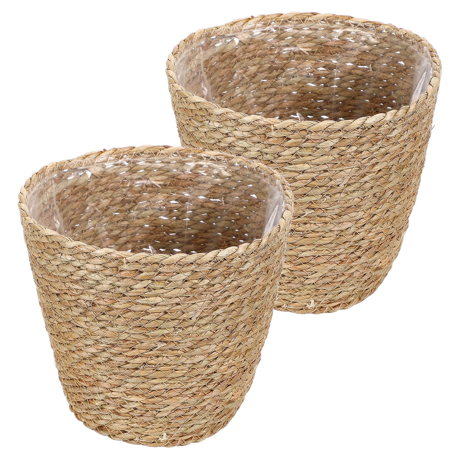 Paniers de jardinage en jonc de mer 22cm pour sublimer vos plantes d’intérieur